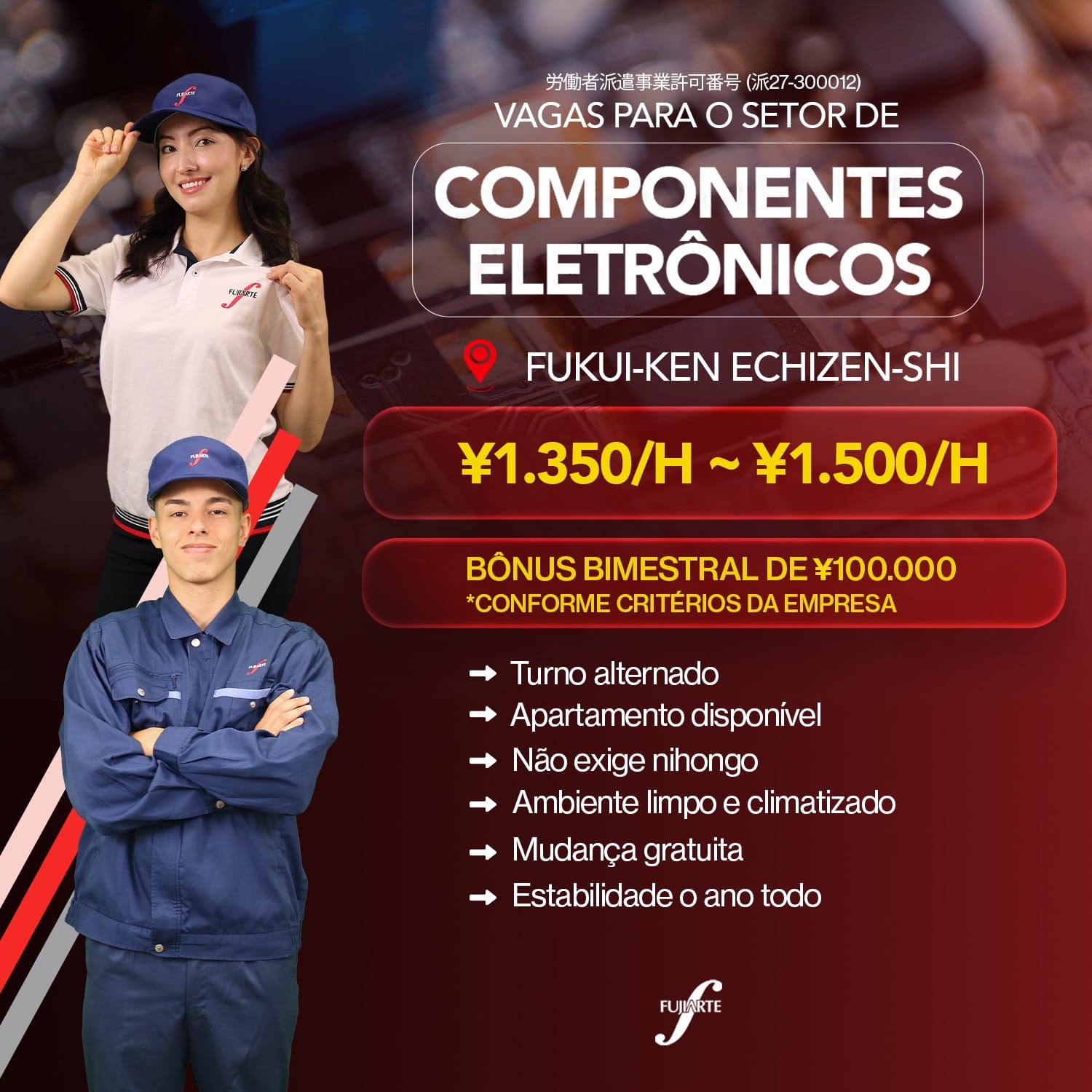 Componentes eletrônicos em Fukui-ken Echizen-shi